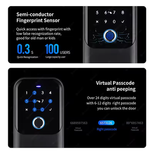Boîte de rangement pour clés intelligente en alliage de zinc étanche IP65, avec support PIN, carte, empreinte digitale, TTlock, Tuya, en aluminium – <span class=keywords><strong>Prix</strong></span> de gros - Product Image 6