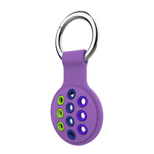Funda de silicona suave amigable con la piel para niños con llavero para <span class=keywords><strong>Airtag</strong></span> Pet Case - Product Image 1