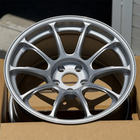 Jantes forgées légères 5x112 5x114.3 5x120 style ZE40 bleues pour BMW M3 M4 Supra Audi RS3 Golf R WRX Nissan Z