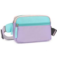 Tas Pinggang untuk Anak Perempuan Remaja Anak-anak Bahan Oxford Tahan Air Penutup Ritsleting Tas Sabuk Selempang Mini Lucu Hadiah Ulang Tahun