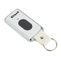 Télécommande à code tournant Hiland T61XX à une seule touche avec portée de 50 m pour l'automatisation des portes de garage et des portails (plastique)