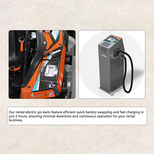 Karts électriques <span class=keywords><strong>de</strong></span> location commerciale X-KART pour adultes, fabricant professionnel <span class=keywords><strong>de</strong></span> karts <span class=keywords><strong>de</strong></span> drift avec batterie à échange rapide - Product Image 4