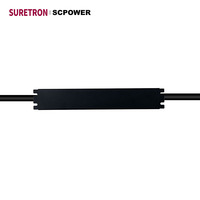 Alimentation à découpage sans scintillement homologuée UL 60-300W pour éclairage sous armoire, zones humides, 12V 24V, tension constante