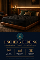 Matelas de luxe noir à ressorts ensachés, taille King Queen, qualité hôtelière, avec surmatelas, vente en gros OEM