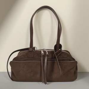 Nouveau sac à main en cuir de vachette véritable grande capacité pour femme, sac à bandoulière, sac de bras, sac fourre-tout haut de gamme 2026 - Product Image 1