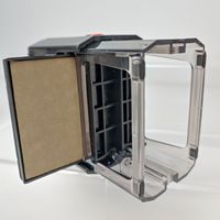 Imprimante personnalisée en caoutchouc de bureau, à verrouillage automatique, carré en plastique, pour timbres numéro