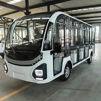 Bus et voiture électriques de tourisme de luxe classiques personnalisés pour parcs et écoles, 11/14 places