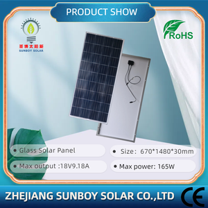 ¡Oferta! Panel Solar Policristalino de 18V 165W con Tecnología PERC y Celdas Divididas, Fabricado en China. Precio para Sistema Solar Doméstico SS-170W 18V de Vidrio. - Product Image 5