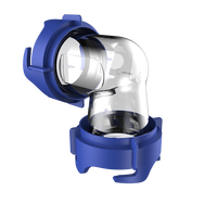 Adaptateur de tuyau d'évacuation à 90 degrés pour réservoir de camping-car – Essentiel pour le camping en plein air – Pièces et accessoires pour camping-cars