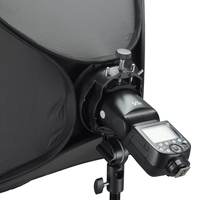Godox 80x80cm SoftBox Lipat untuk Speedlite Flash dengan Bracket Tipe-S S2, Cocok untuk Godox V1 V860II AD200 AD400PRO TT600 TT685