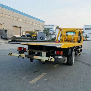 1SUZU KV100 <b>Flatbed</b> Wrecker Tow <b>Truck</b> with Rear Underlift 1-to-2 Towing Vehicle for Reliable Roadside Rescue Service - Product Image 1