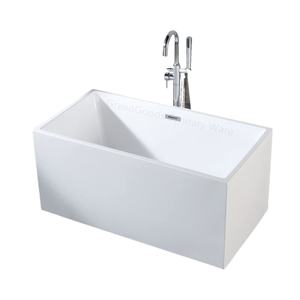 מודרני סיב זכוכית שריה אמבטיות בודד לבן אמבטיה - Product Image 1