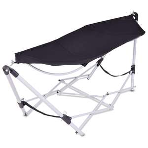 <span class=keywords><strong>Hamac</strong></span> ondulé en Polyester 600D, avec support en acier permettant de gagner de l'espace, mallette de transport Portable, fauteuil pour le désert - Product Image 5