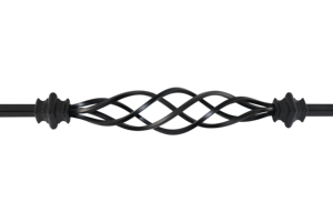 Poteau de balustrade d'escalier classique en <span class=keywords><strong>fer</strong></span> <span class=keywords><strong>forgé</strong></span>, antirouille, étanche, installation facile, rail décoratif <span class=keywords><strong>intérieur</strong></span> pour appartement - Product Image 3