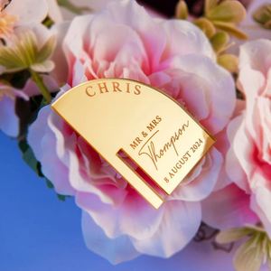 Etiquetas de Acrílico Personalizadas para Bebidas, Recuerdos de Boda, Marcadores de Vino, Tarjetas de Lugar Grabadas con Láser, Números de Mesa para Fiestas - Product Image 3