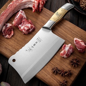 Stainless Steel Chef Cleaver 8-9.9 In Extra Sharp Kitchen Knife For Meat Cutting - Product Image 4