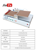 Machine de laminage sous vide OCA pour films LCD JiuTu, pour écrans plats et incurvés, avec fonction de pose de feuilles prédécoupées sur plaques de carbone plates