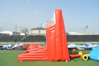 Jeu de carnaval de basket gonflable Connect 4 pour fête - Matériau PVC, utilisation extérieure portable, certifié EN14960, souffleur inclus