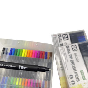 Juego de Marcadores de Arte con Punta Doble y Logotipo Personalizado en 100 Colores - Product Image 4