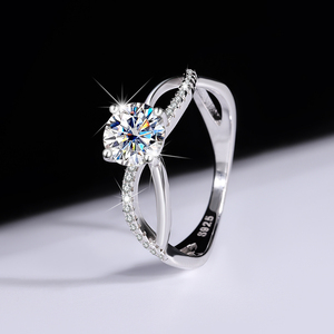 Wholesale Women's 925 Sterling <strong>Silver</strong> <strong>Eternity</strong> <strong>Ring</strong> Trendy Bling Bling Baguette Morganite Rhodium Plated Engagement Wedding Gift - Product Image 5