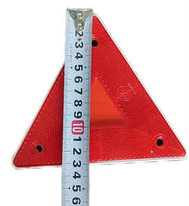 تخفيض كبير مخصص أحمر للسيارة عاكس الضوء الخلفي لوحة مثلث لوحة تحذير السلامة للشاحنة مقطورة التبعي - Product Image 5