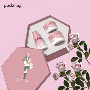 Set de cosméticos de lujo personalizado: gotero, loción, spray, champú, gel de ducha y tarros de crema – empaque completo para el cuidado de la piel - Product Image 5