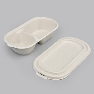 Di alta qualità Eco Friendly biodegradabile usa e getta piccola polpa rotonda da asporto bagassa 24 32 oz ciotola per confezionamento di alimenti per insalata - Product Image 6