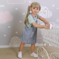 Poupée Reborn Originale 98CM, Bébé Fille de 3-4 Ans, Poupées en Silicone, Poupées Reborn de Collection