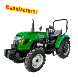 Petit tracteur agricole 25hp 30hp 35hp 40hp mini tracteur d'occasion avec chargeur frontal et tracteur de pelle arrière, accessoire de niveleur