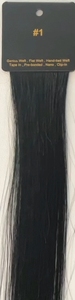 <span class=keywords><strong>Extensions</strong></span> de sourcils 100% cheveux humains, échantillon professionnel de salon, nuancier de couleurs - Product Image 2