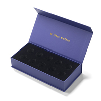 Boîte d'emballage de capsules de café en carton de luxe avec logo personnalisé