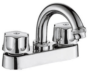 Robinet mélangeur à double poignée d'origine chinoise, en laiton, traitement de surface chromé, pour salle de bain - Product Image 6