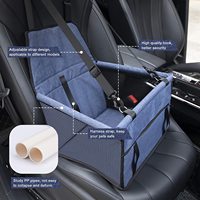 Siège auto pliable pour chien, petit gabarit, rehausseur de voiture lavable, siège pour animal de compagnie