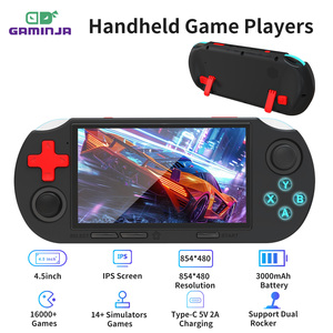 New GAMINJA ANS16 Portable Handheld <strong>Game</strong> Console Retro Arcade Open Source Home Video <strong>Game</strong> Player Support Vibration Function WiFi - Product Image 2