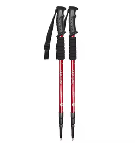 PINJIANトレッキングポールアルミ合金折りたたみ式伸縮スティック軽量ウォーキングスティッククライミングスティック - Product Image 2