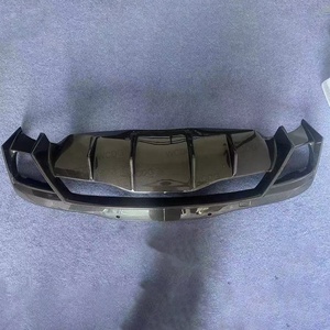 Sợi Carbon Phía Sau Bumper Khuếch Tán Cho Chevrolet Corvette C8 2019 + Tháng 4 Phong Cách Phía Sau Thấp Hơn Lip Khuếch Tán Spoiler Splitter Xe Bodykit - Product Image 3