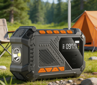14800MWH Notfall-Wetterradio Internetradio Kompakte Tragbare Stromversorgung SOS-Taschenlampe AM/FM/WB-Radio Wiederaufladbare Batterie
