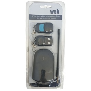 <b>Universal</b> Receiver Kit With 2 433Mhz <b>Remote</b> <b>Controls</b> For Garage Door Gate Security System - Product Image 4