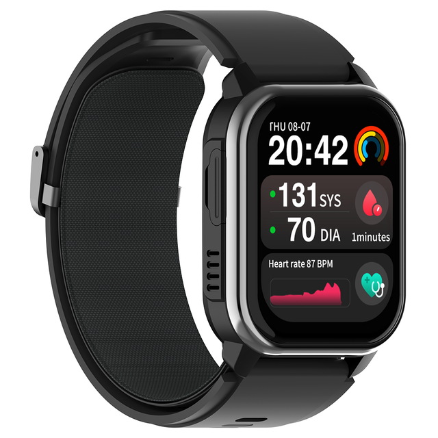 Hot Selling HW20Pro 4G Senior Health Blood Oxygen & Pressure Smart Watch Square Magnetic IP67 Waterproof AMOLED Screen 5-10