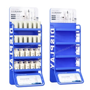 رفوف عرض معدنية فولاذية مخصصة متينة أحادية الجانب للمتاجر ومحلات البيع بالتجزئة لمنتجات الزيت مع لافتة مزدوجة الجانب - Product Image 4