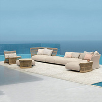 Fauteuil de jardin en osier nordique pour balcon, maison d'hôtes, cour, villa, loisirs - Chine