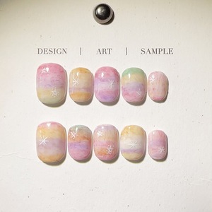 Nouveaux <span class=keywords><strong>faux</strong></span> ongles carrés en acrylique colorés faits à la main, 10 pièces, motif design, vente en gros - Product Image 1