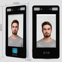 Système de contrôle d'accès biométrique par empreinte digitale 5,5 pouces, étanche, avec reconnaissance faciale