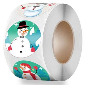 Autocollants adhésifs de Noël en rouleau pour carnet de notes, 500 autocollants par rouleau, fournitures de fêtes de Thanksgiving - Product Image 4