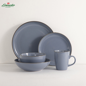 ชุดเครื่องใช้บนโต๊ะอาหารเซรามิกเคลือบสีสดใสออกแบบมาเพื่อการใช้ชีวิตร่วมสมัย - Product Image 1