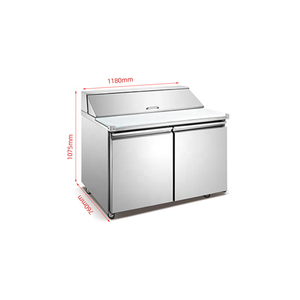 Chất lượng cao bánh sandwich Prep bảng salad tủ lạnh Bar 3 cửa ra vào salad bánh <span class=keywords><strong>pizza</strong></span> truy cập tủ lạnh hiển thị - Product Image 1