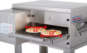 Pizza de grande capacité faisant le <span class=keywords><strong>four</strong></span> commercial empilable de pizza de convoyeur de structure isolée par biens de machine - Product Image 5