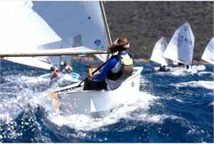 Yacht de croisière sportif en fibre de verre de 2,3 m résistant au vent sur les rivières et les eaux de loisirs - Product Image 6
