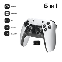 P1,P2,P3,PC,PC360,Android,Smart TV,TV-box, Console de jeu Game-box Contrôleur de jeu sans fil 2.4G à moteur unique et double vibration