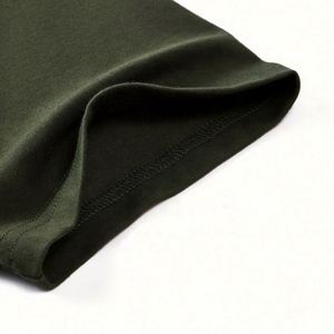 Custom Men Short Sleeve Embroidery <b>T</b> Shirt Printing High Quality 100% Cotton Loose Fit <b>T</b>-Shirt - Product Image 3